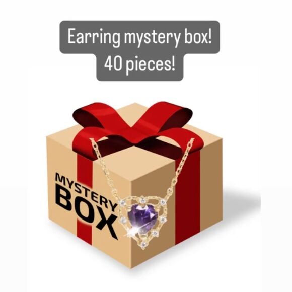 40 pc NEW Mystery box 40 pairs of brand new earrings beautiful